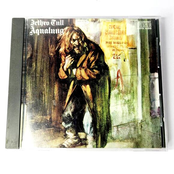 Jethro Tull Aqualung CD 1981 Classic Record Music Album Hard Case Tested Working - Picture 1 of 5